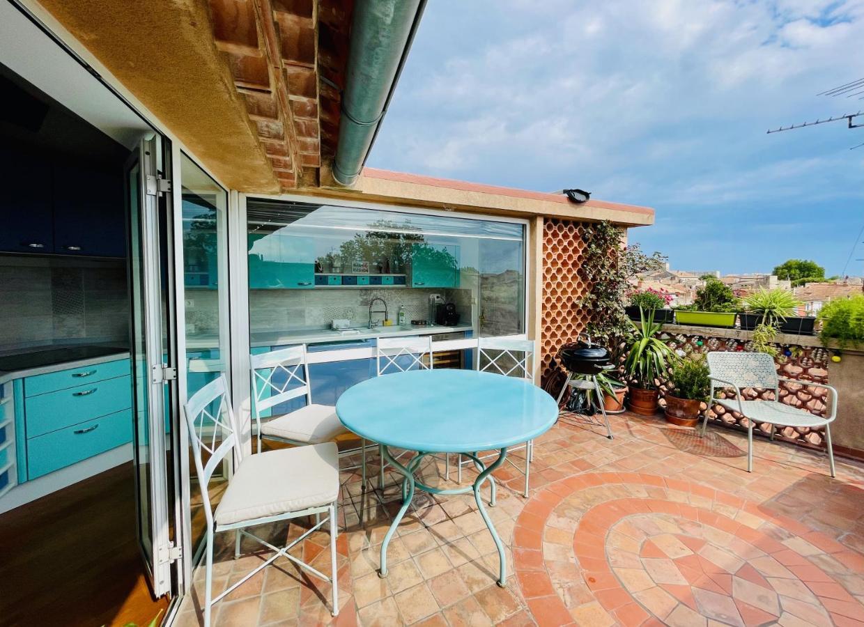 Appartamento L'Atypique - T3 Grande Terrasse, Bbq Vue Et Cheminee Avignone Esterno foto