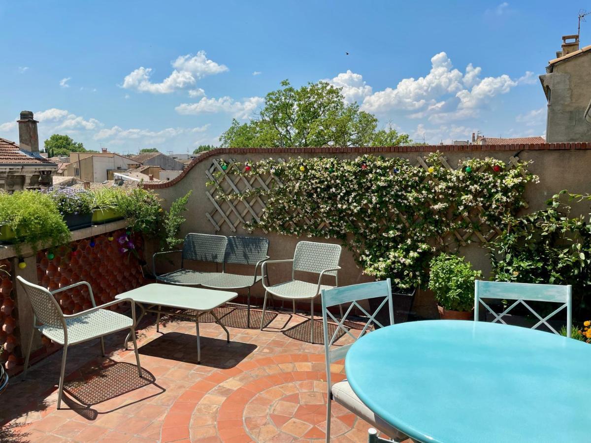 Appartamento L'Atypique - T3 Grande Terrasse, Bbq Vue Et Cheminee Avignone Esterno foto